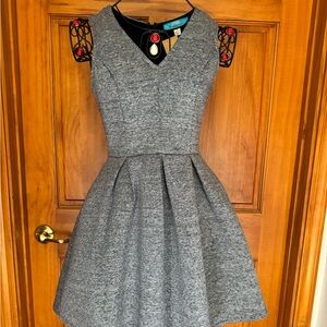 NWT Francesca's Sleeveless Dress, Size Small, Navy blue/white